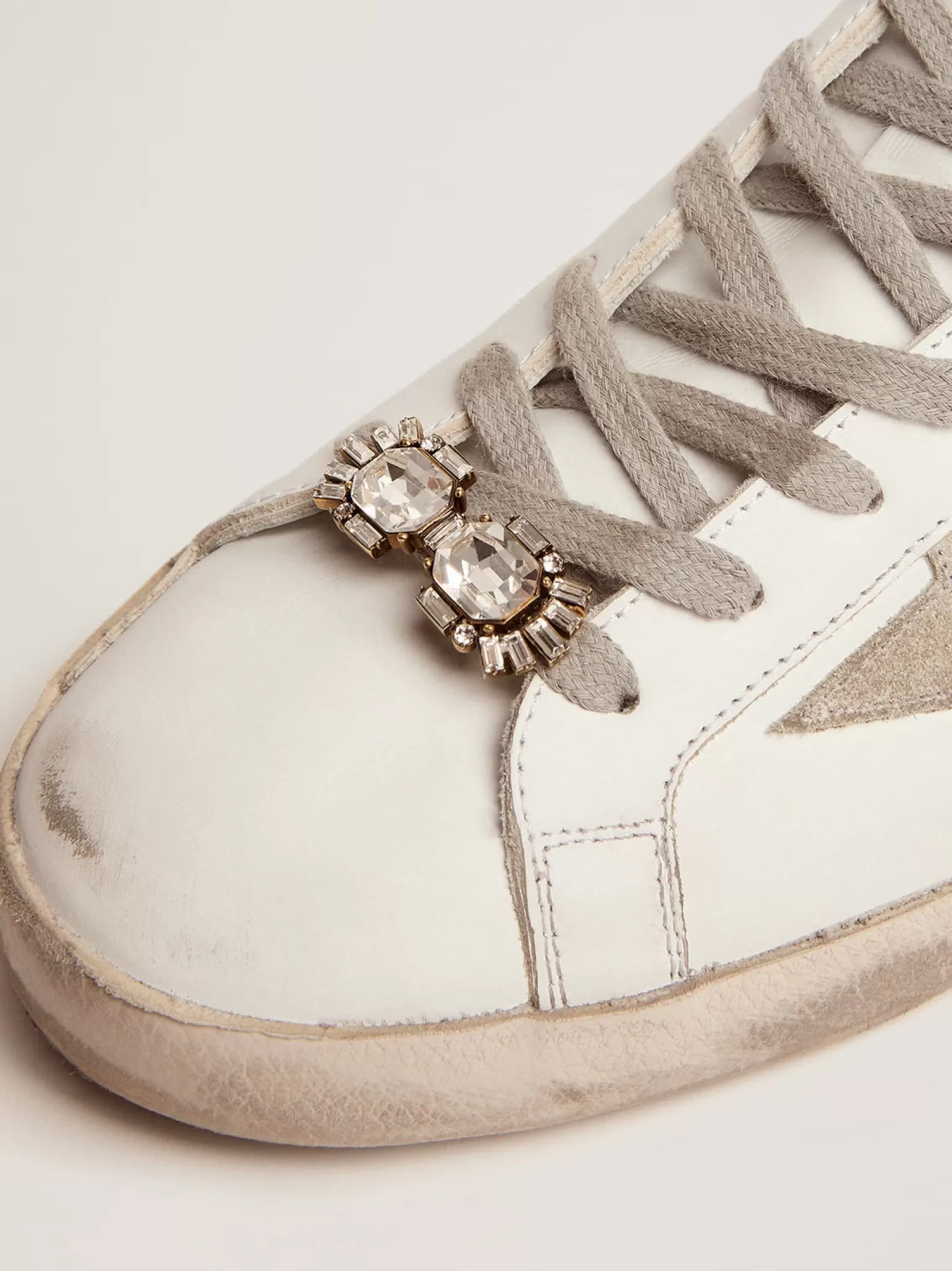 Outlet Acessório para cadarço cor ouro velho com cristais MULHER Jewels | Joias