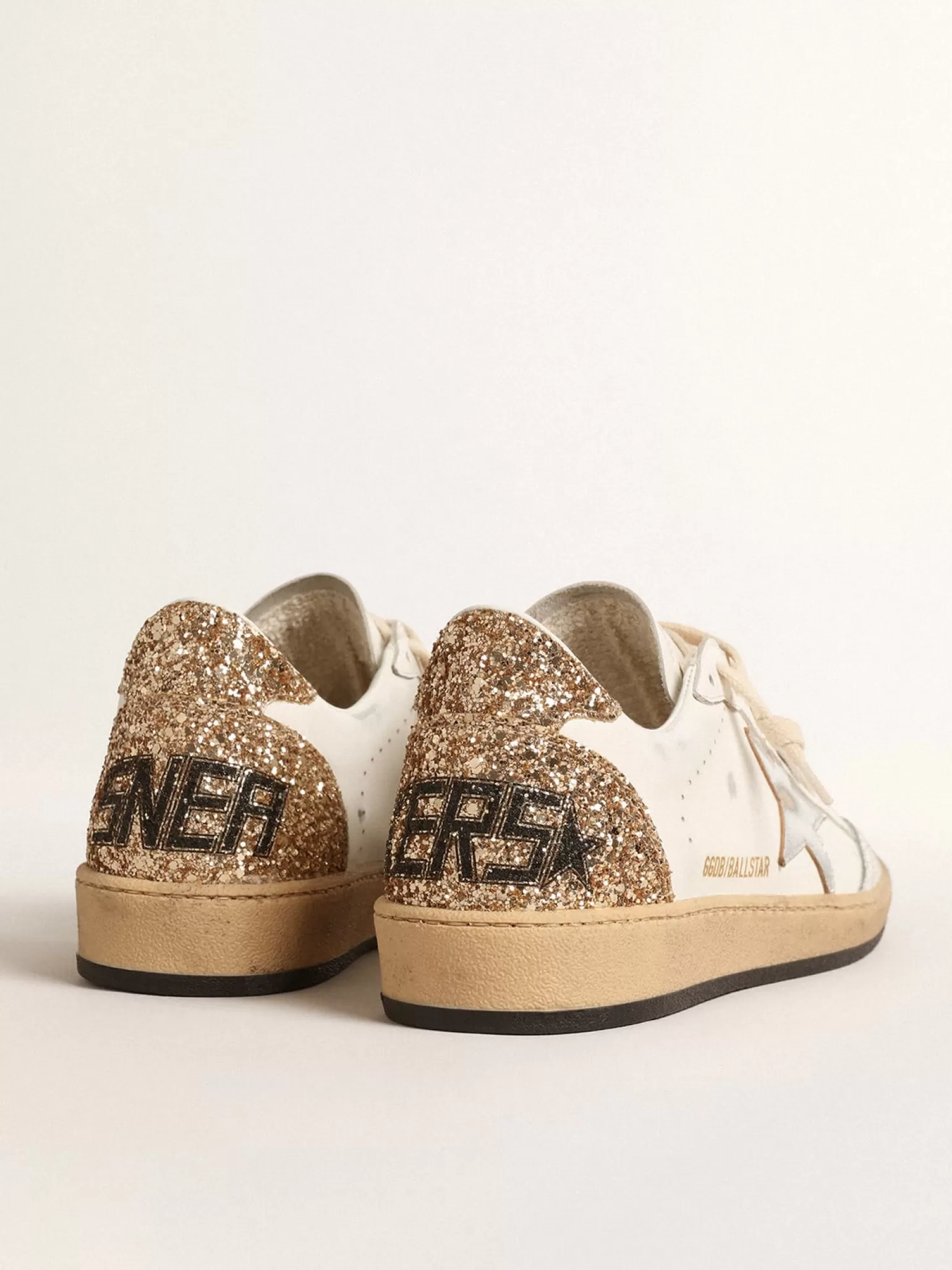 Cheap Ball Star com estrela de couro metálico e talão de glitter MULHER Beachwear | Ball Star