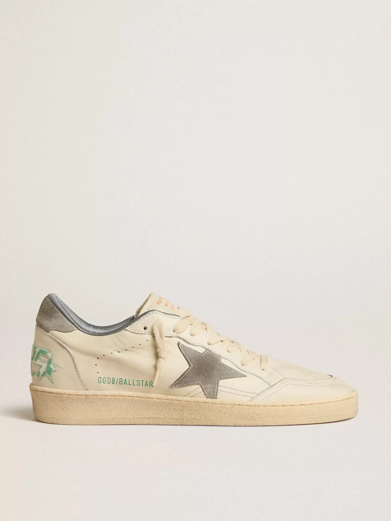 Cheap Ball Star de napa com estrela e talão de suede cinza Ball Star