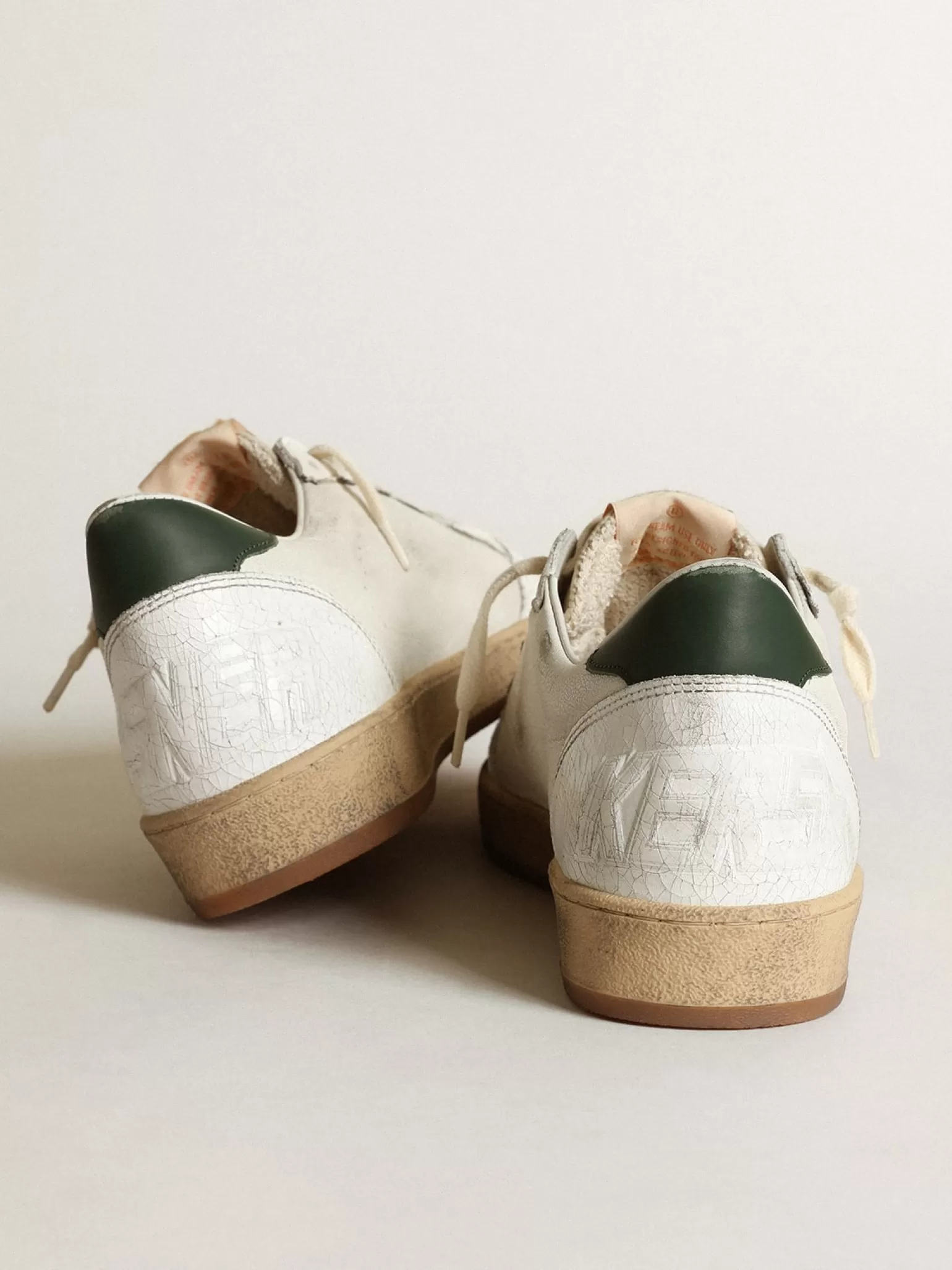 Online Ball Star masculino de napa branca com estrela de suede havana-rosado Ball Star