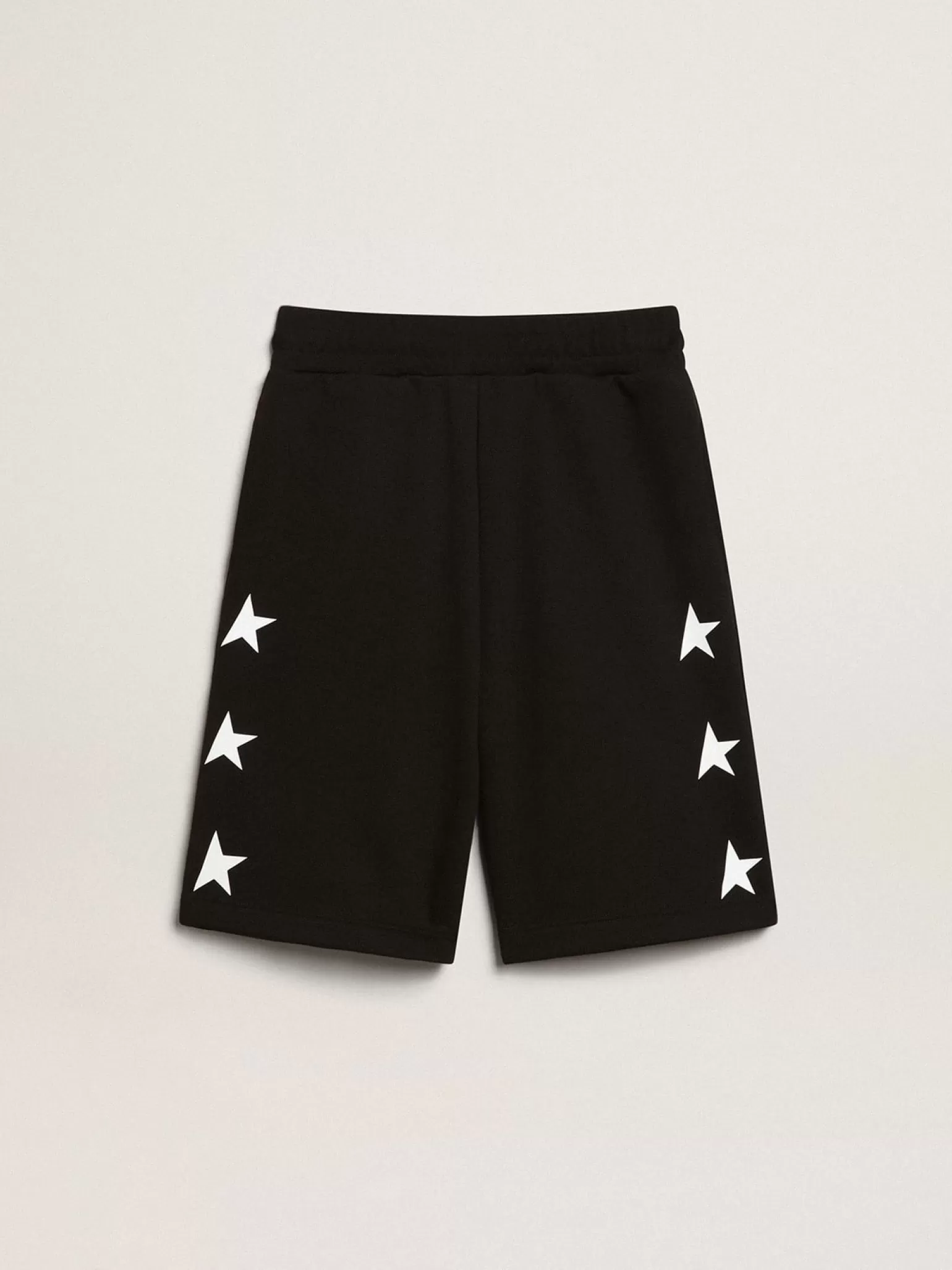 Sale Bermuda preta infantil masculina com estrelas brancas Bottoms (4-12 years) | Bottoms (4-12 years)