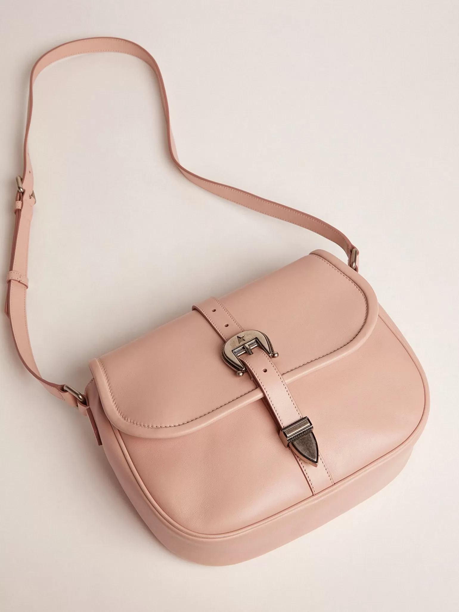 Sale Bolsa Rodeo média de couro na cor rosa quartzo MULHER Bolsas tiracolo