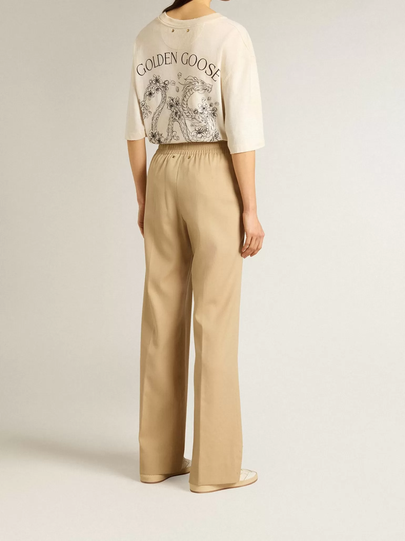 Best Calça de jogging feminina cor de areia MULHER Jeans e calças