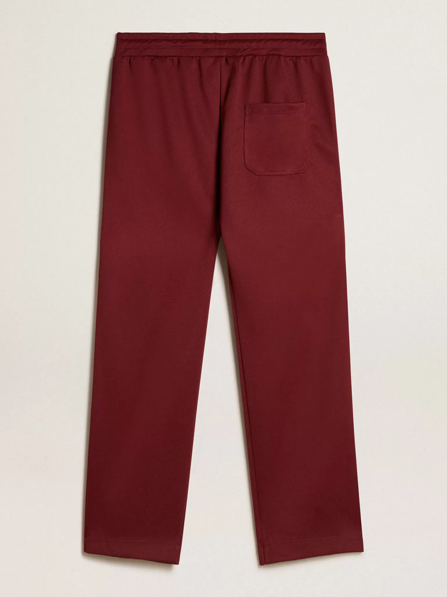Cheap Calça de jogging masculina bordô com estrelas nas laterais Jeans e calças