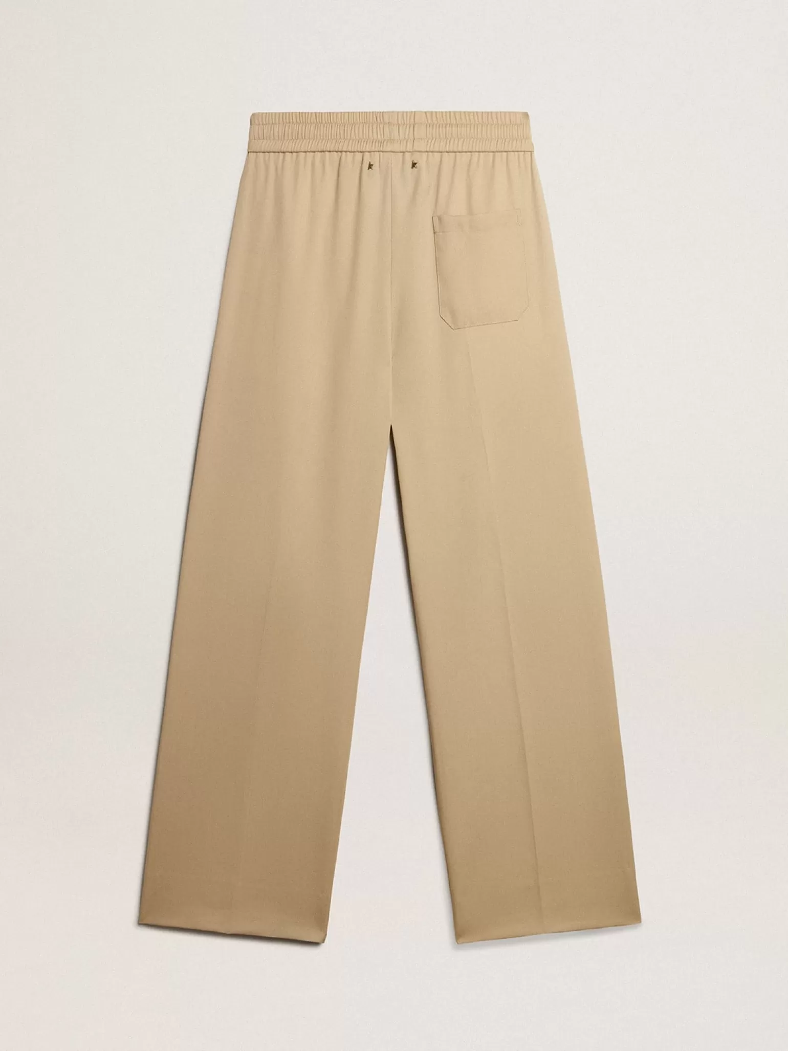 Shop Calça de jogging masculina cor de areia com bolso atrás Jeans e calças