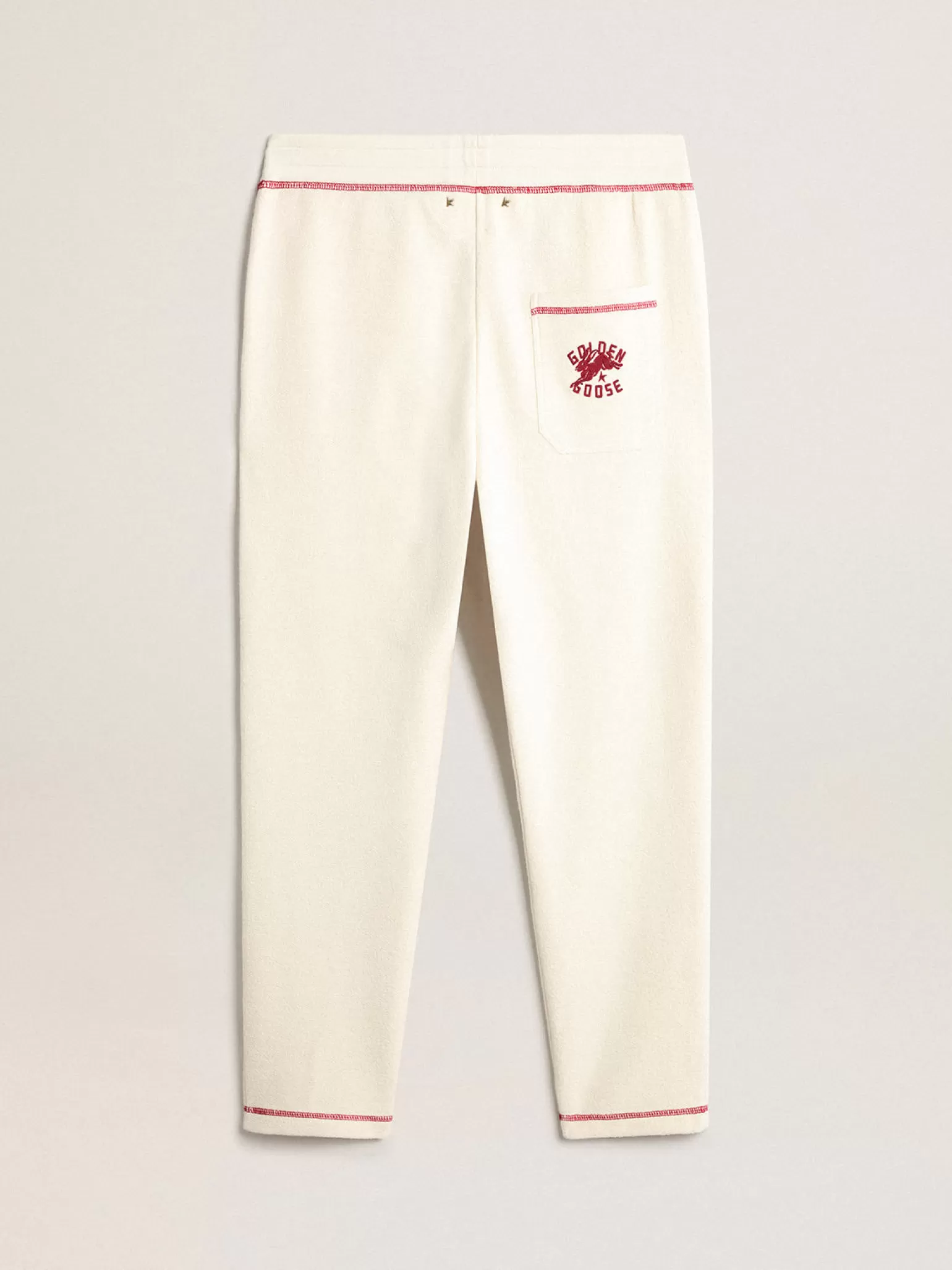 Discount Calça de jogging Masculina na cor branco heritage com logo CNY Jeans e calças