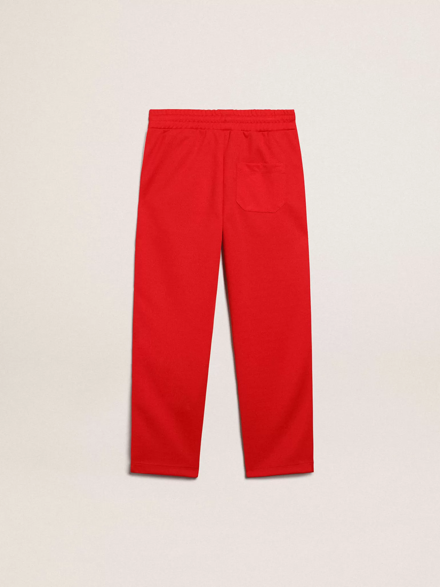 Cheap Calça de jogging vermelha com listras brancas e estrelas vermelhas em contraste Bottoms (4-12 years) | Bottoms (4-12 years)