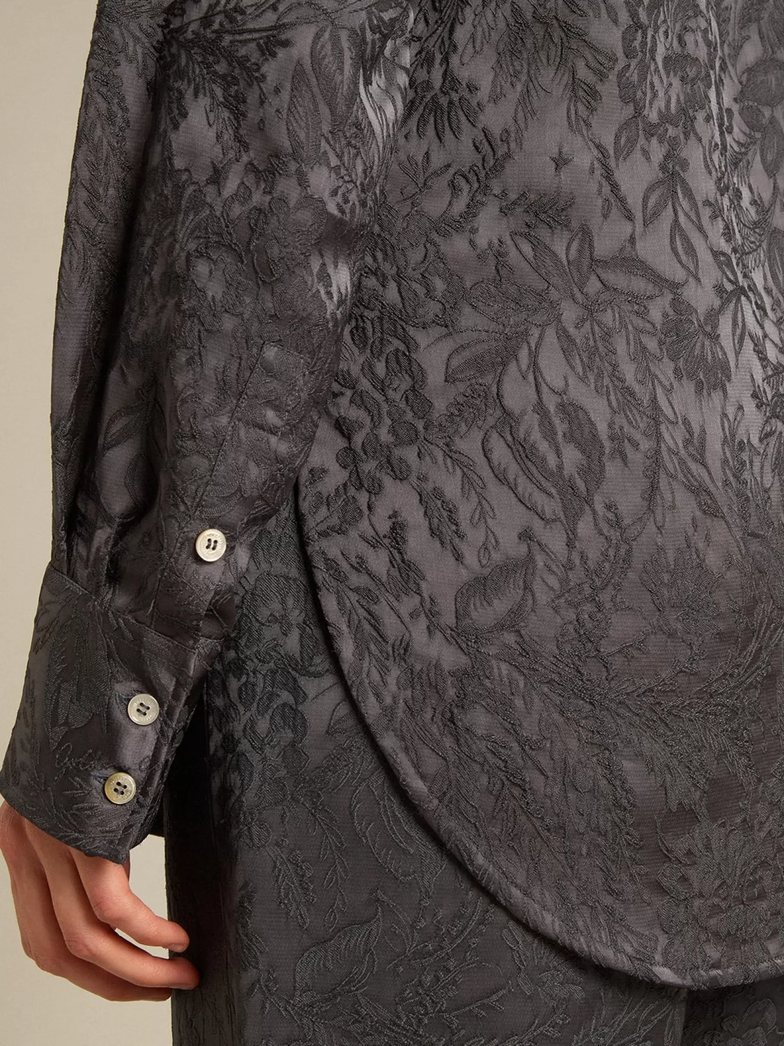 Online Camisa de jacquard com estampa toile de jouy all over MULHER Camisas