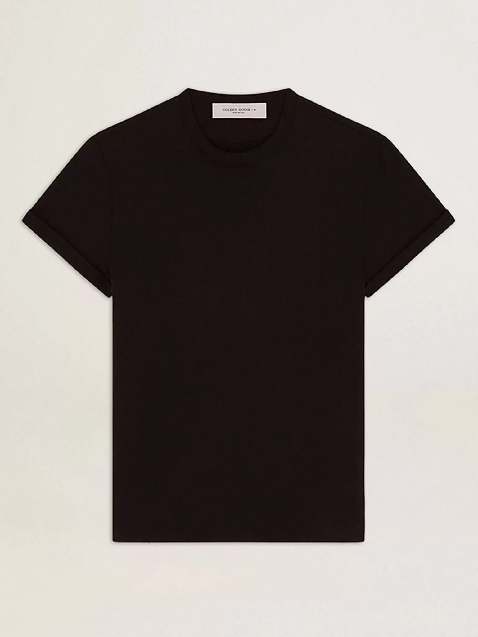 Store Camiseta Coleção Golden preto vintage com tratamento desgastado Camisetas