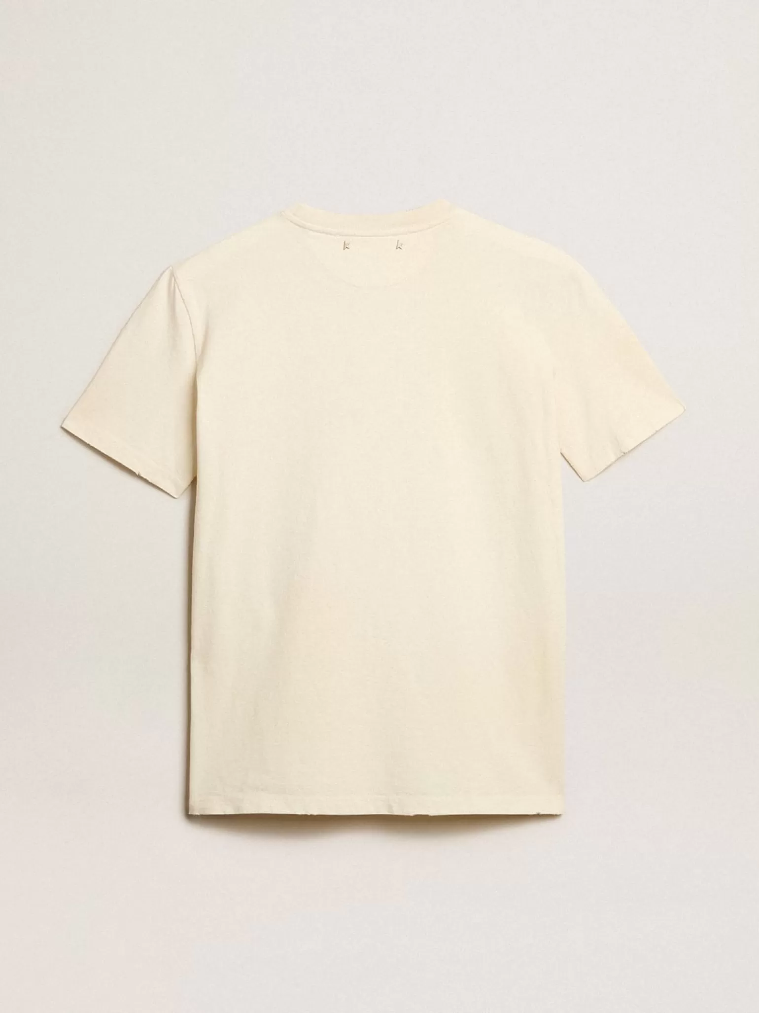 Discount Camiseta feminina de algodão branco usado com escrita bordada MULHER Camisetas