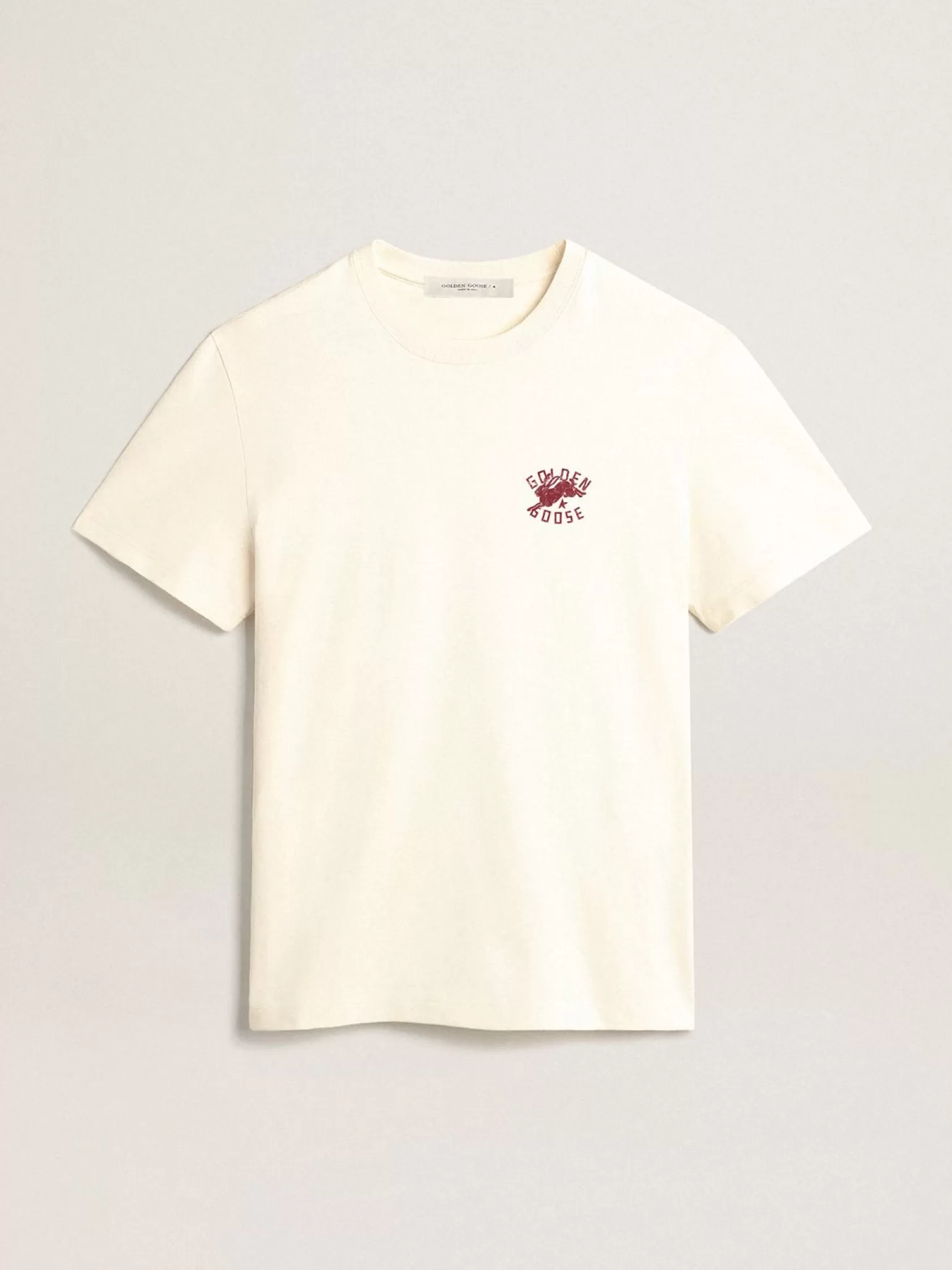 Shop Camiseta Masculina na cor branco heritage com logo CNY Camisetas