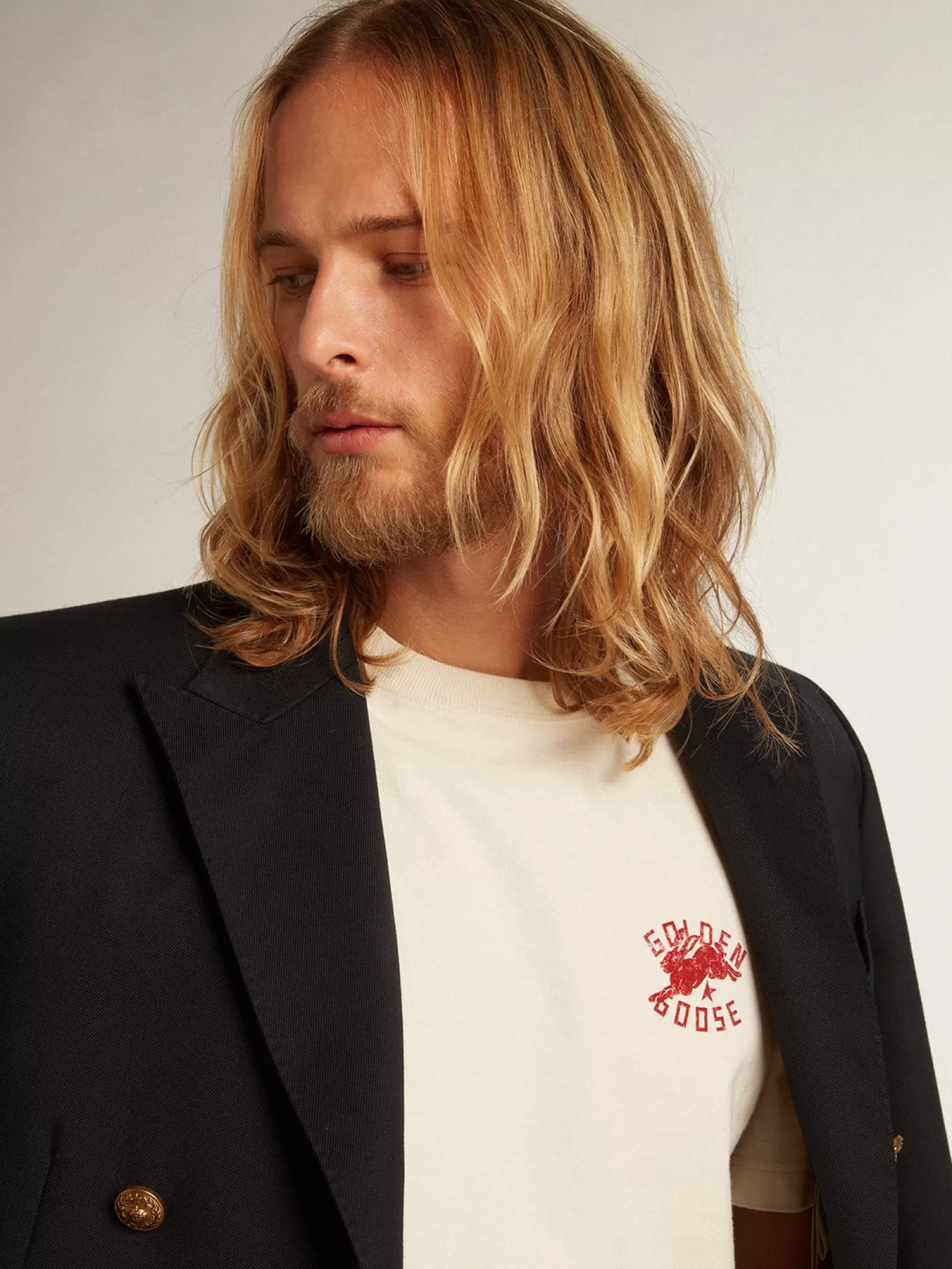 Shop Camiseta Masculina na cor branco heritage com logo CNY Camisetas