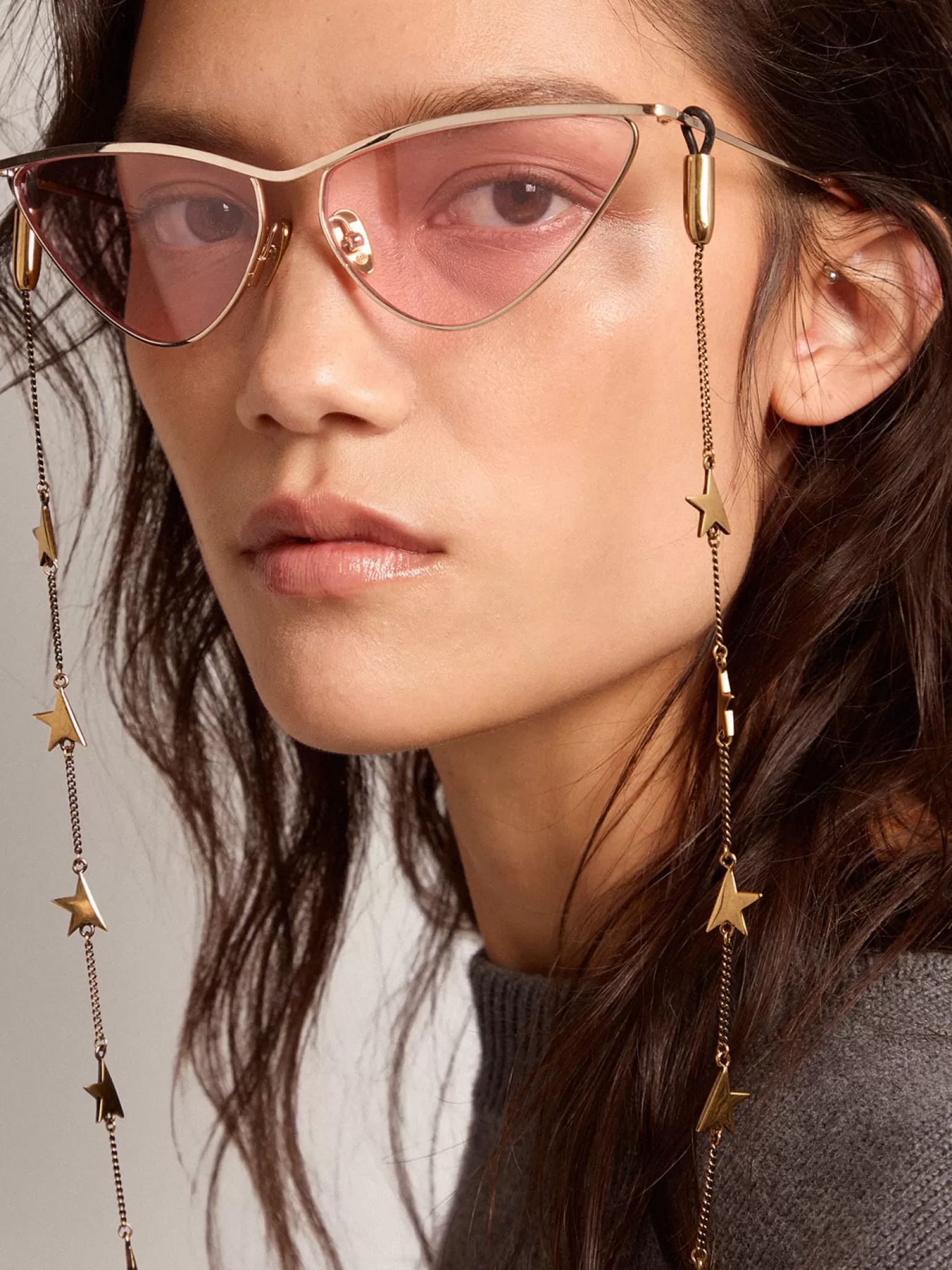 Hot Corrente para óculos na cor ouro velho MULHER Jewels | Joias