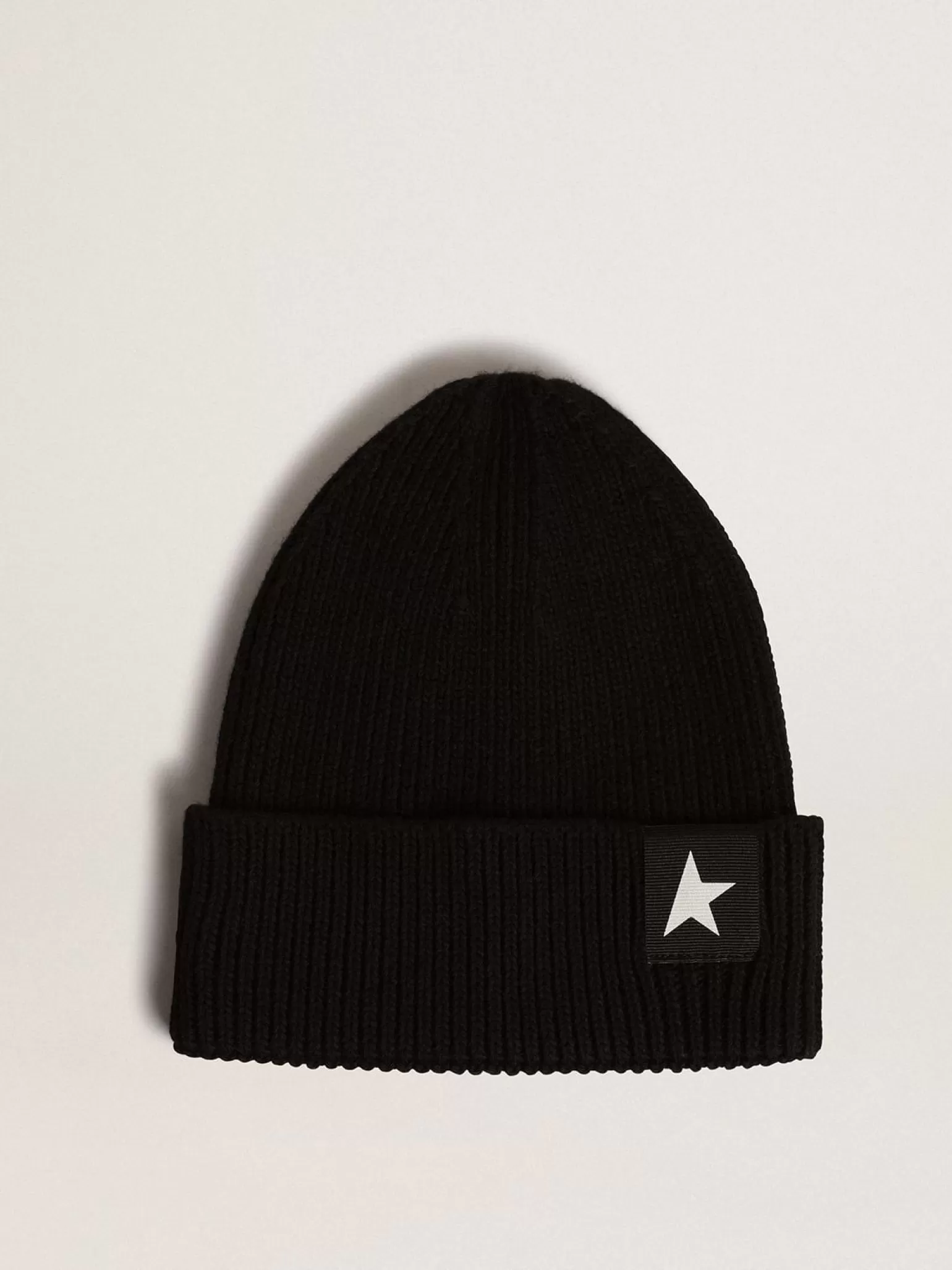 Outlet Gorro de algodão preto com estrela branca em contraste Roupas de cima (4-12 years) | Roupas de cima (4-12 years)