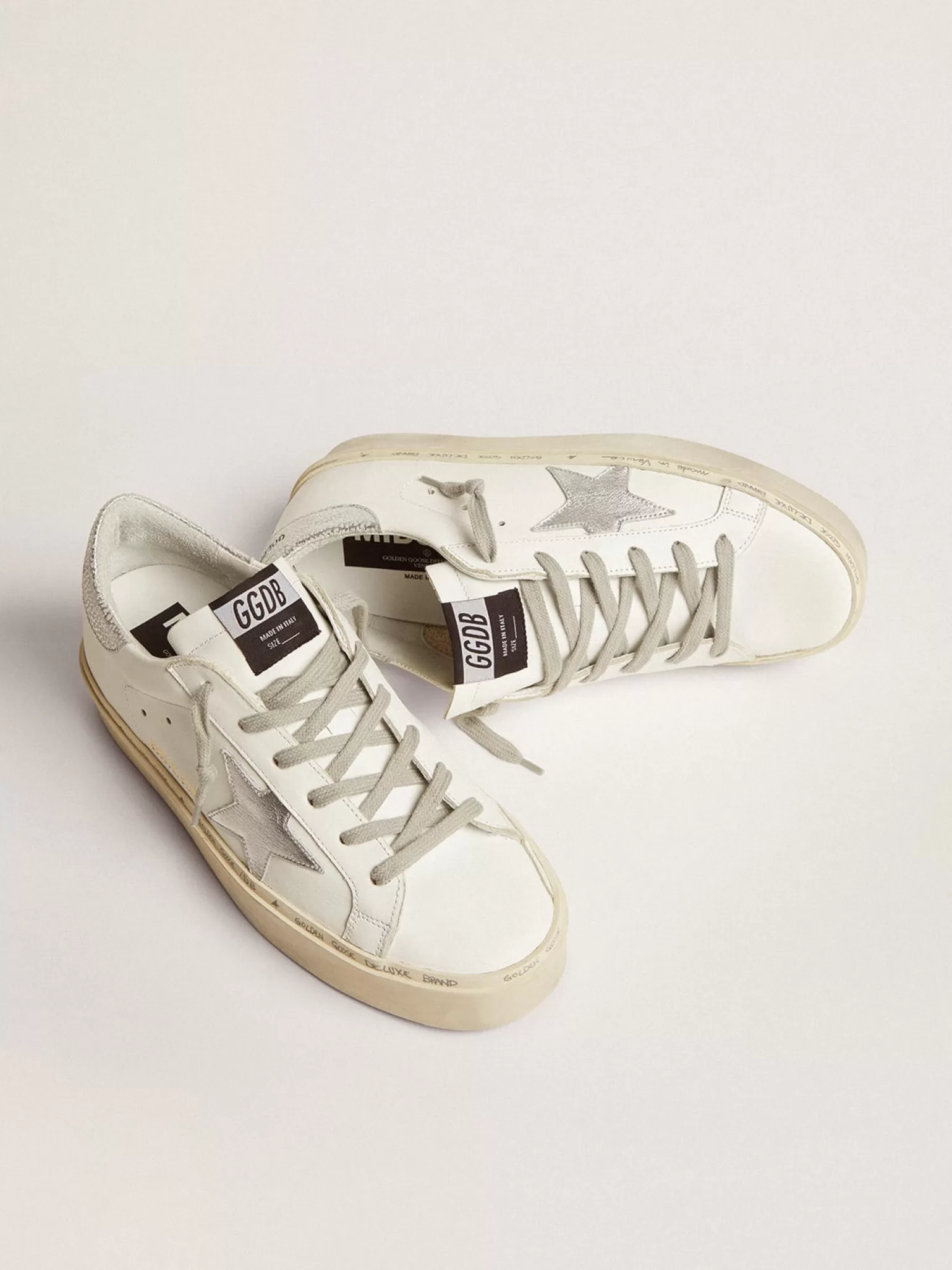 Best Sale Hi Star feminino com estrela e talão metálico prateado MULHER Hi Star