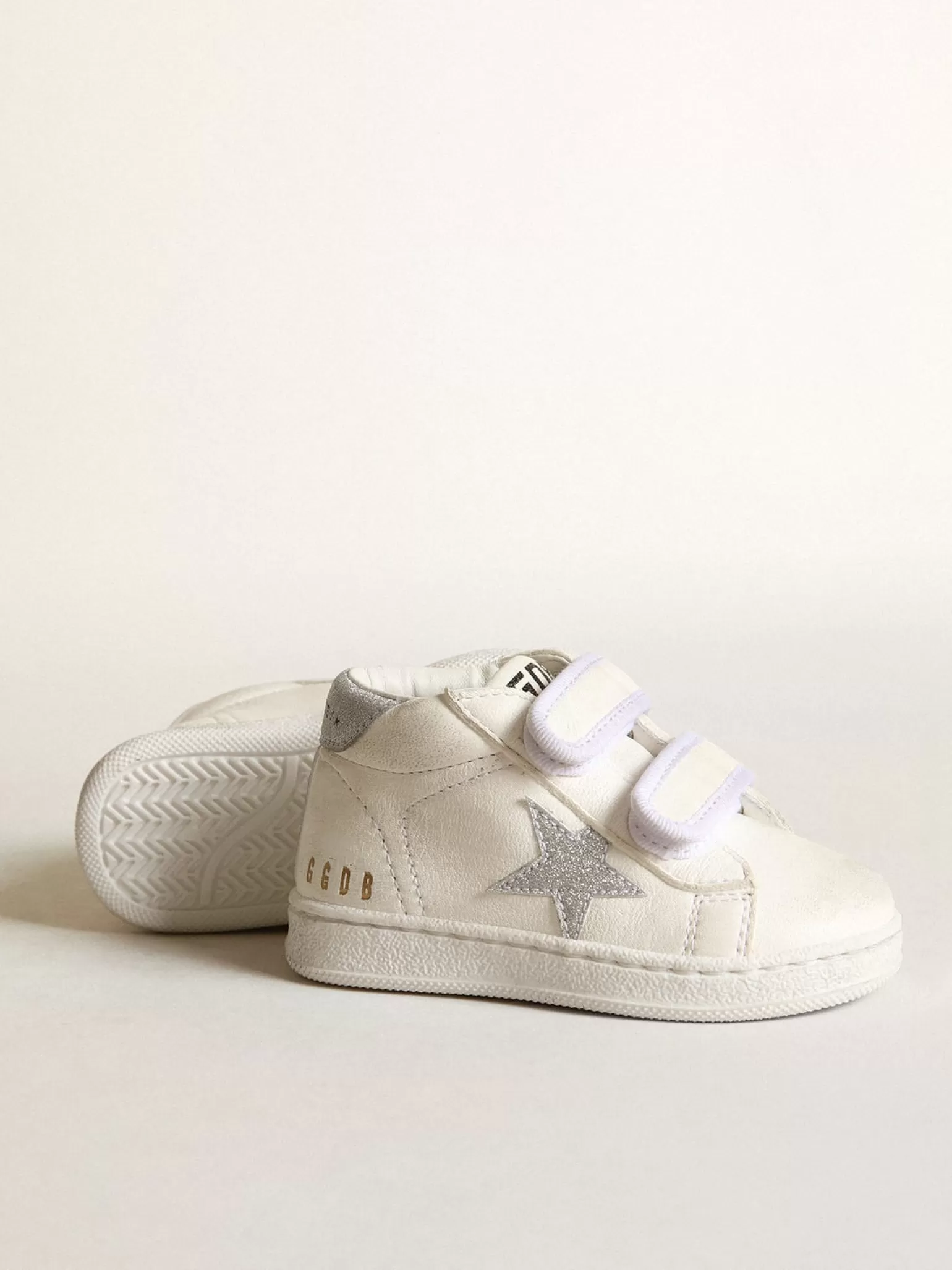 Store June de napa com estrela e talão de glitter prateado Meninas pequenas (1-3 anos) | Meninos pequenos (1-3 anos)