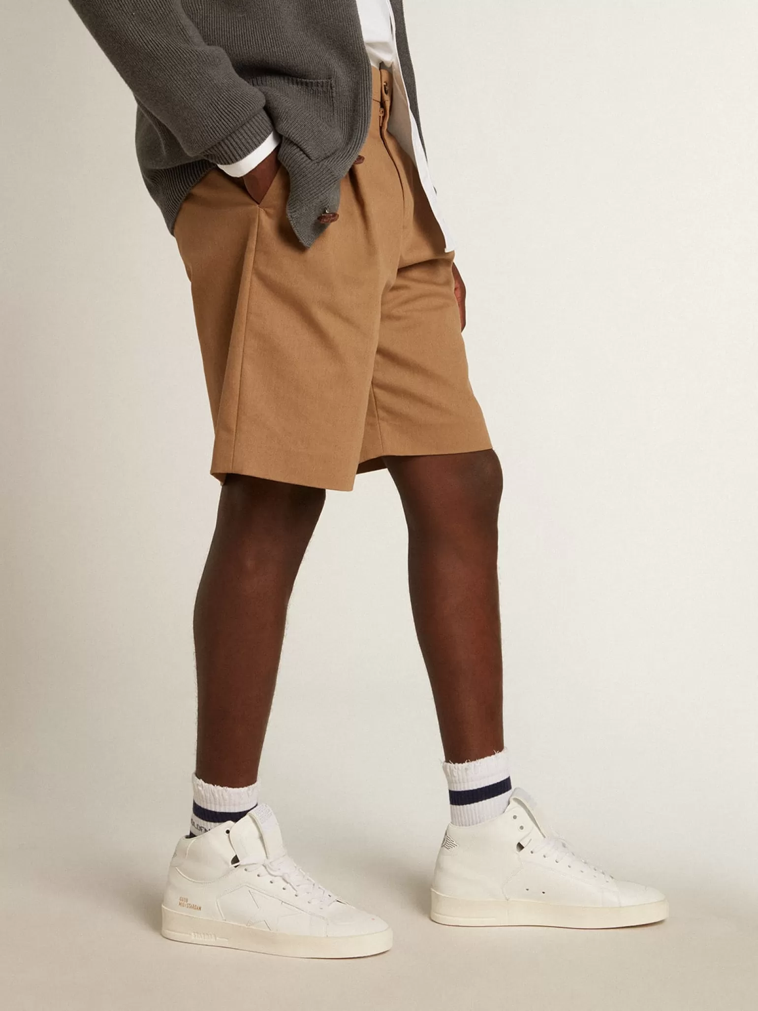 Discount Mid-Stardan Masculino com base vegetal e estrela e talão brancos Mid Star | Stardan