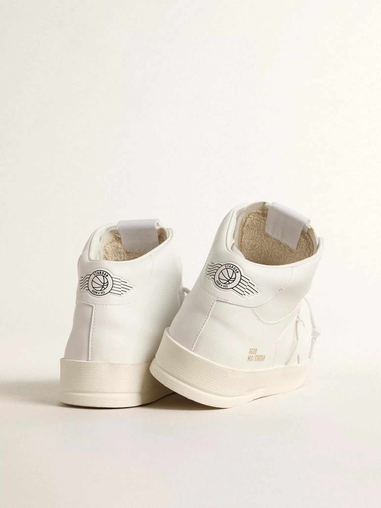 Discount Mid-Stardan Masculino com base vegetal e estrela e talão brancos Mid Star | Stardan