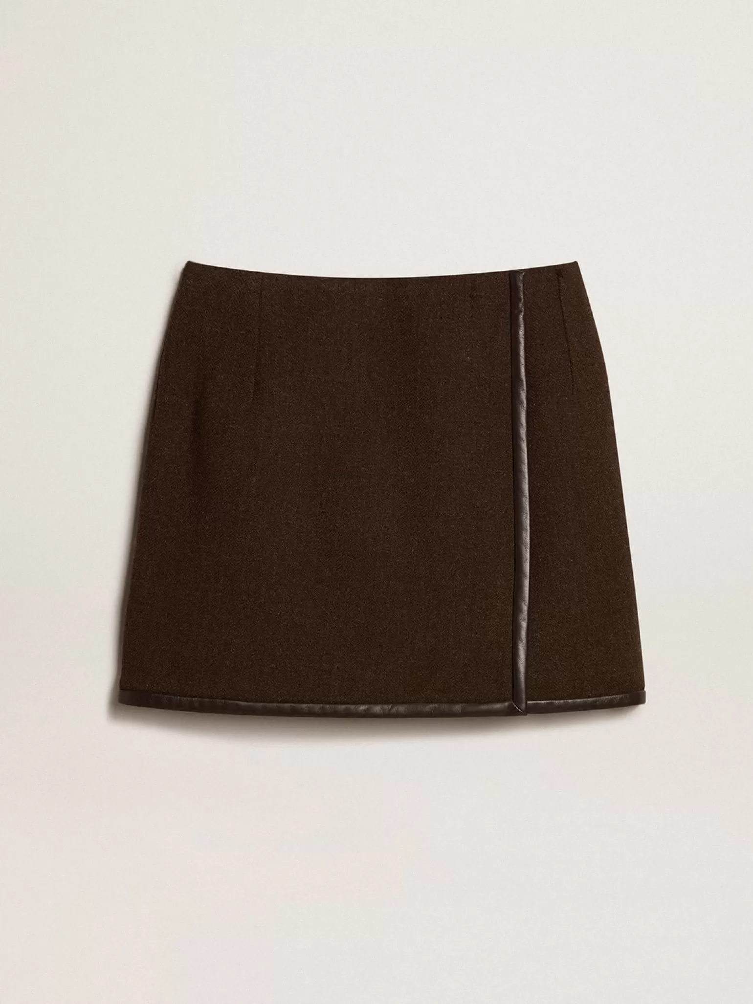 Flash Sale Minissaia de lã cor de cortiça MULHER Saias e Shorts