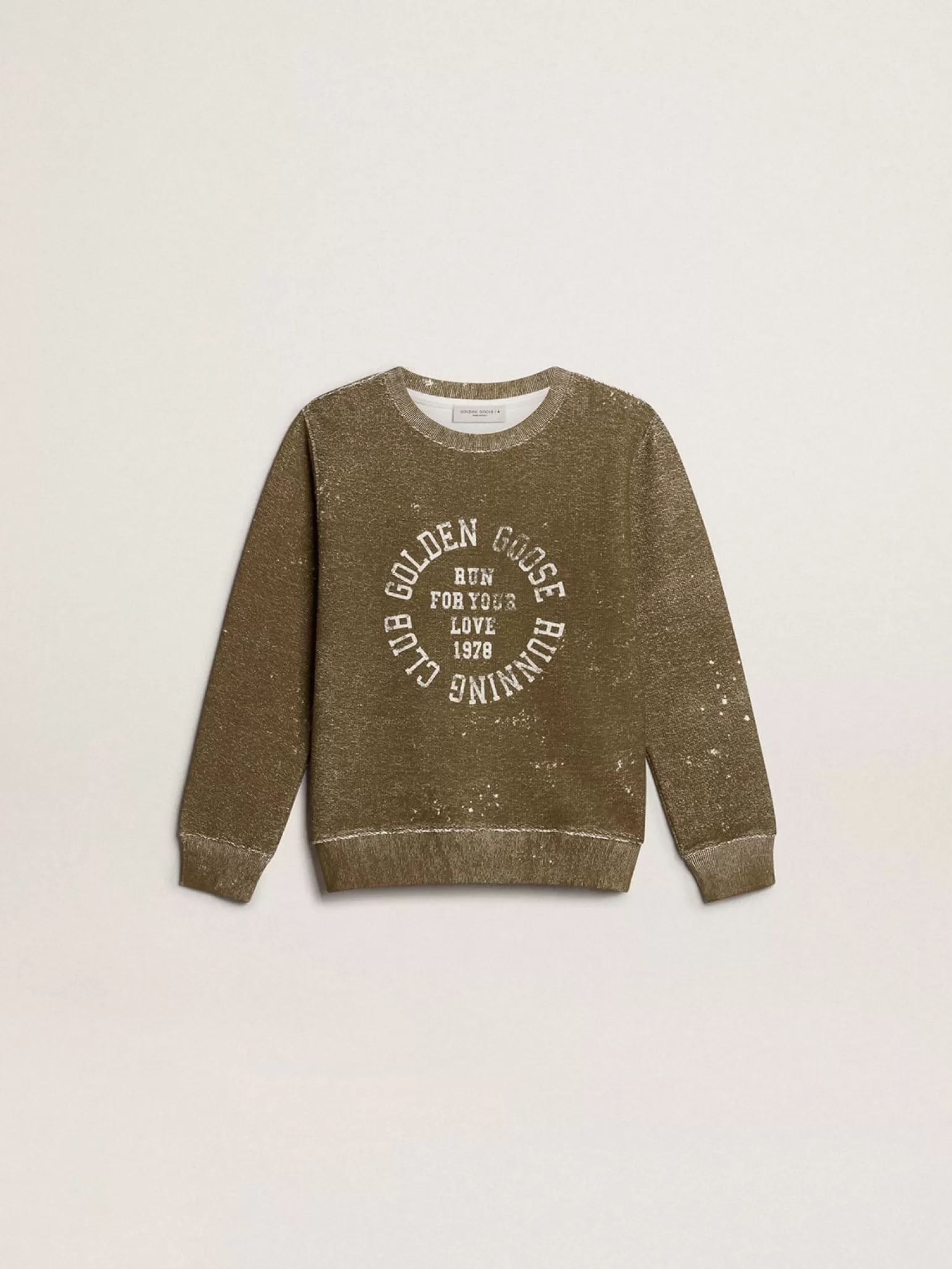 Hot Moletom infantil masculino de algodão cor de faia efeito vintage Roupas de cima (4-12 years)