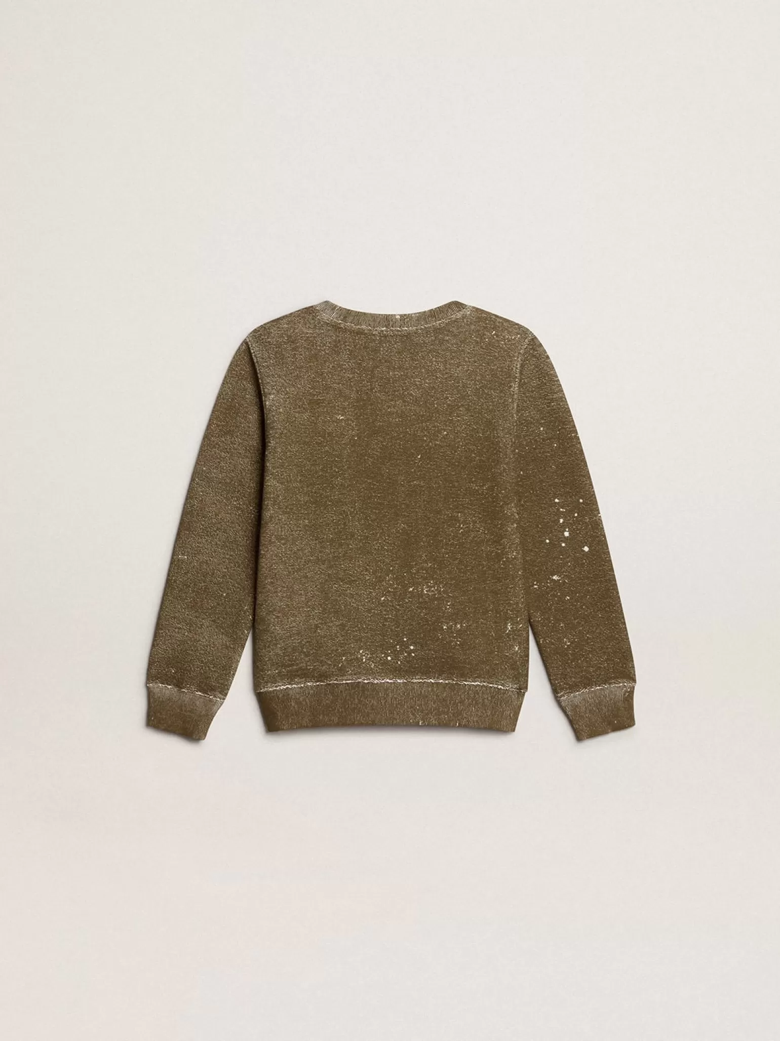 Hot Moletom infantil masculino de algodão cor de faia efeito vintage Roupas de cima (4-12 years)