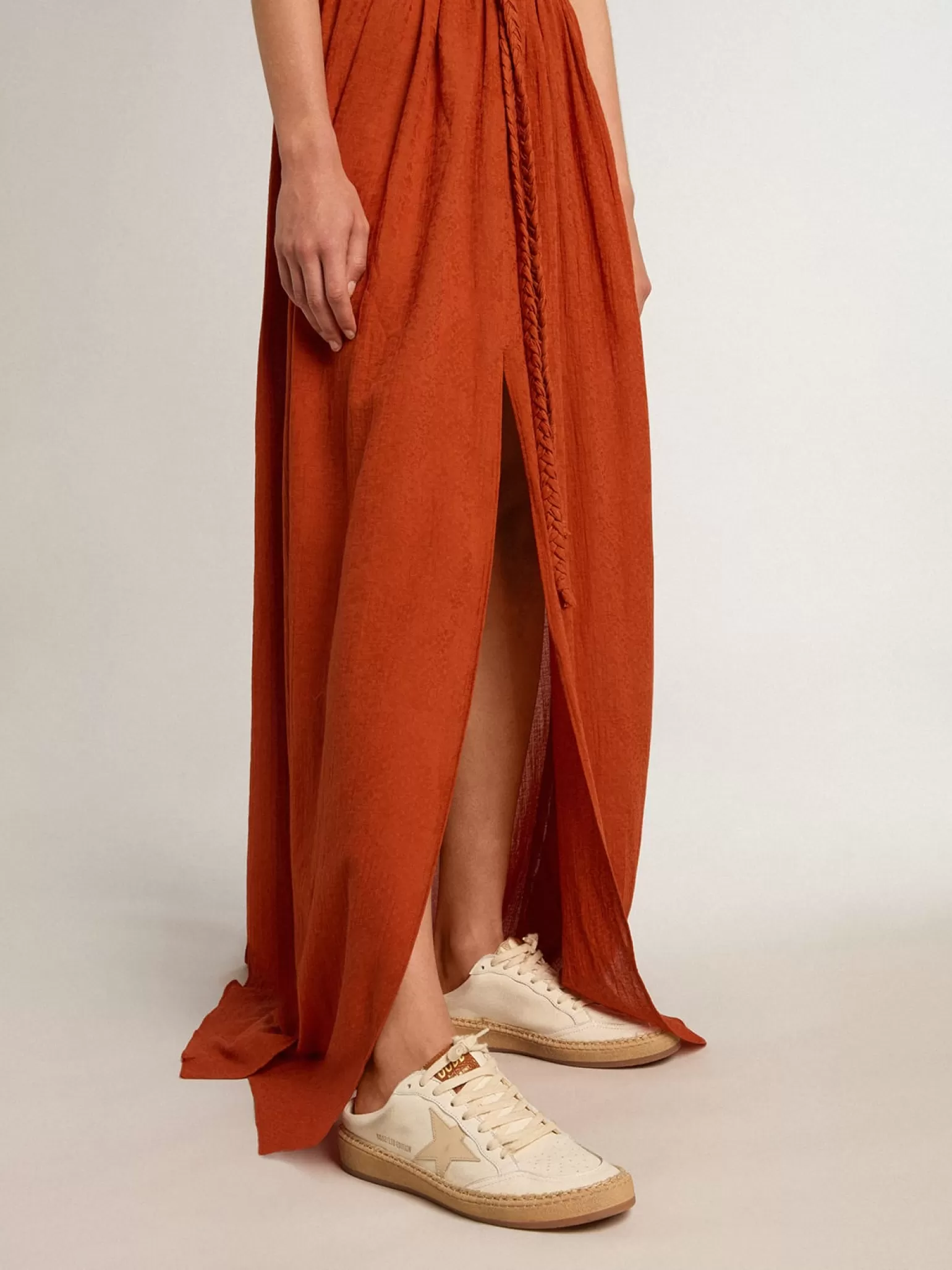 Online Mule Ball Star LTD com estrela de couro bege e borda de ráfia MULHER Beachwear | Ball Star