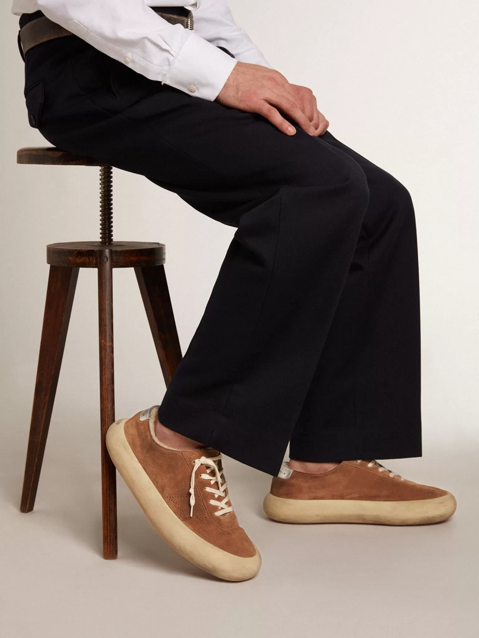 Sale Sapatos Space-Star masculino de suede cor tabaco Space-Star