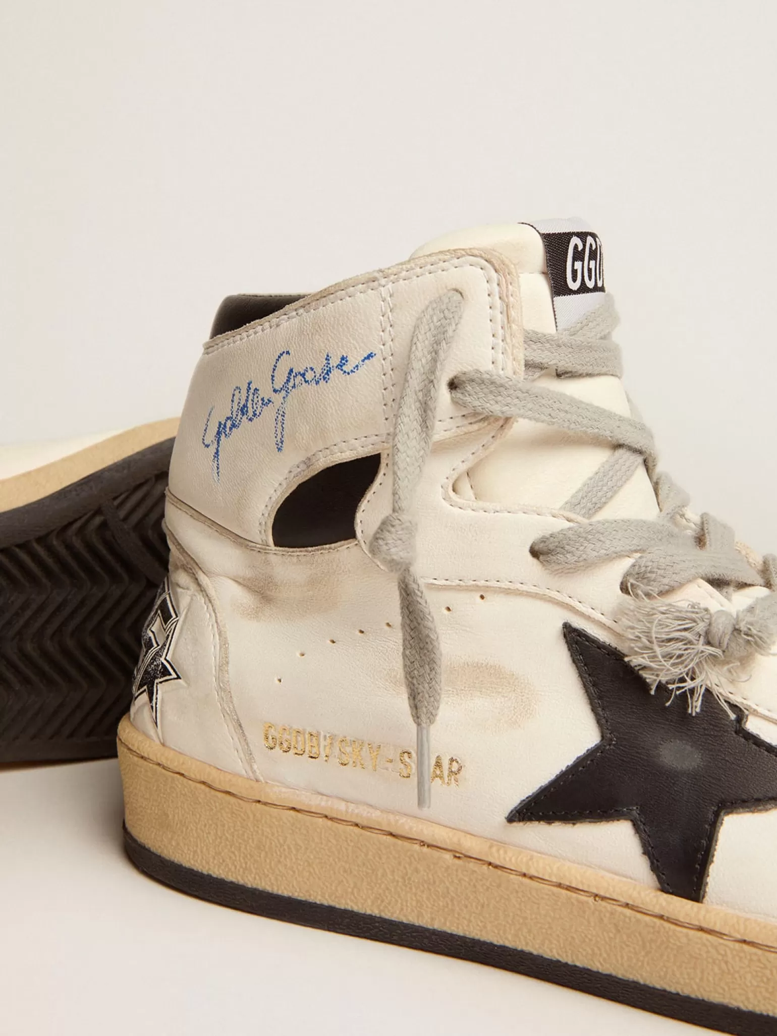 Cheap Sky-Star masculino com assinatura no tornozelo e inserções pretas Sky-Star
