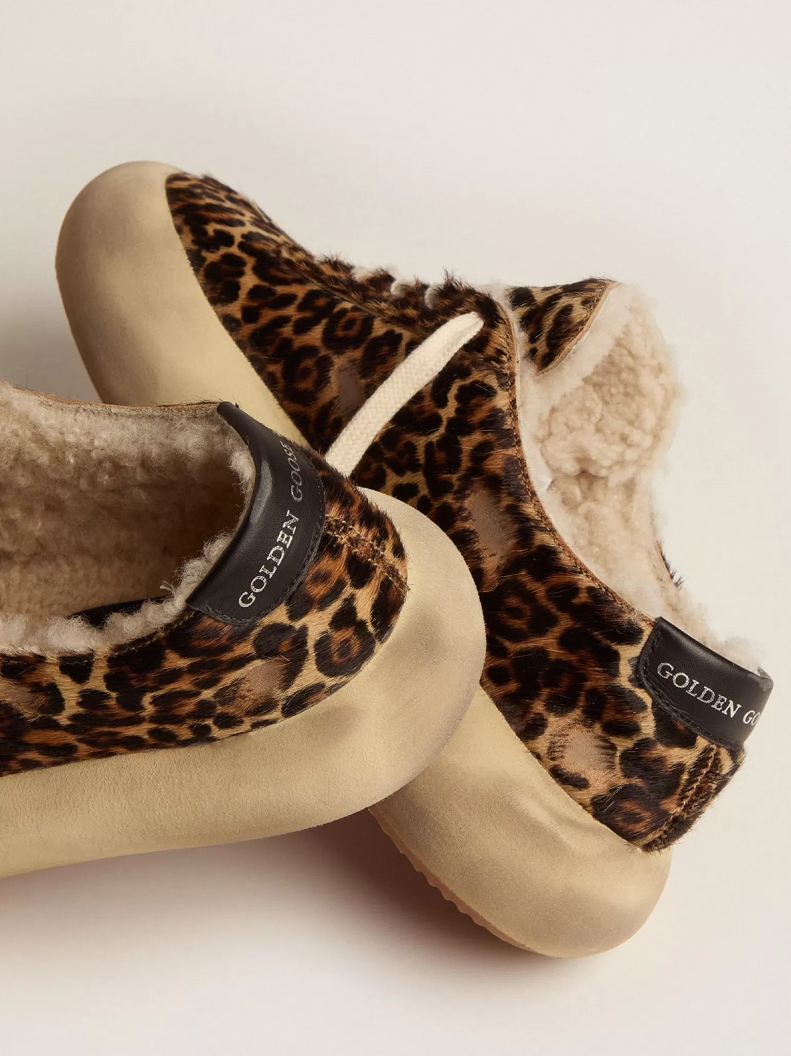 Cheap Space-Star masculino de cavalinho animal print e forro de shearling Space-Star