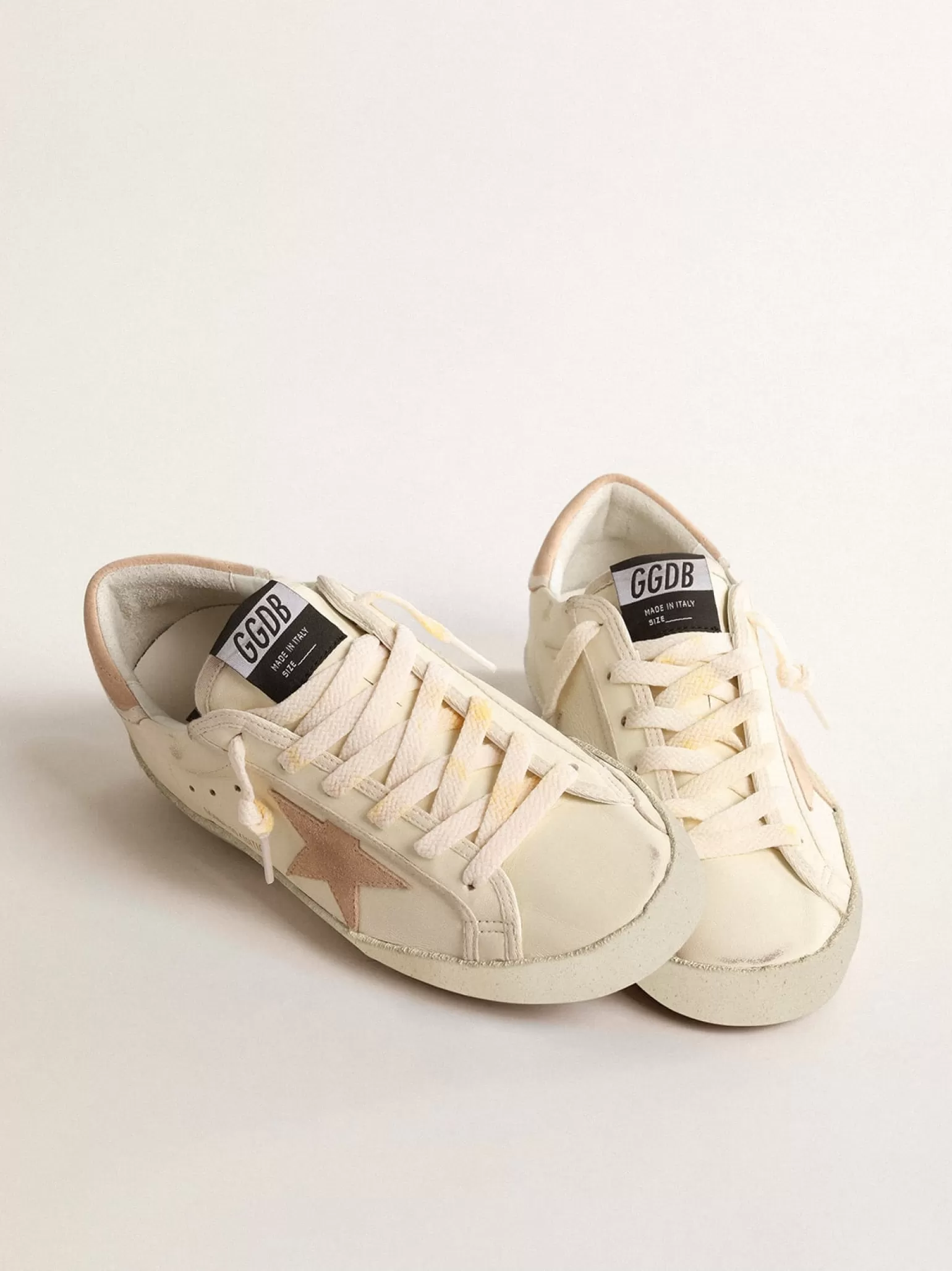 Shop Super-Star Feminino LTD de napa com estrela e talão de suede MULHER Super-Star