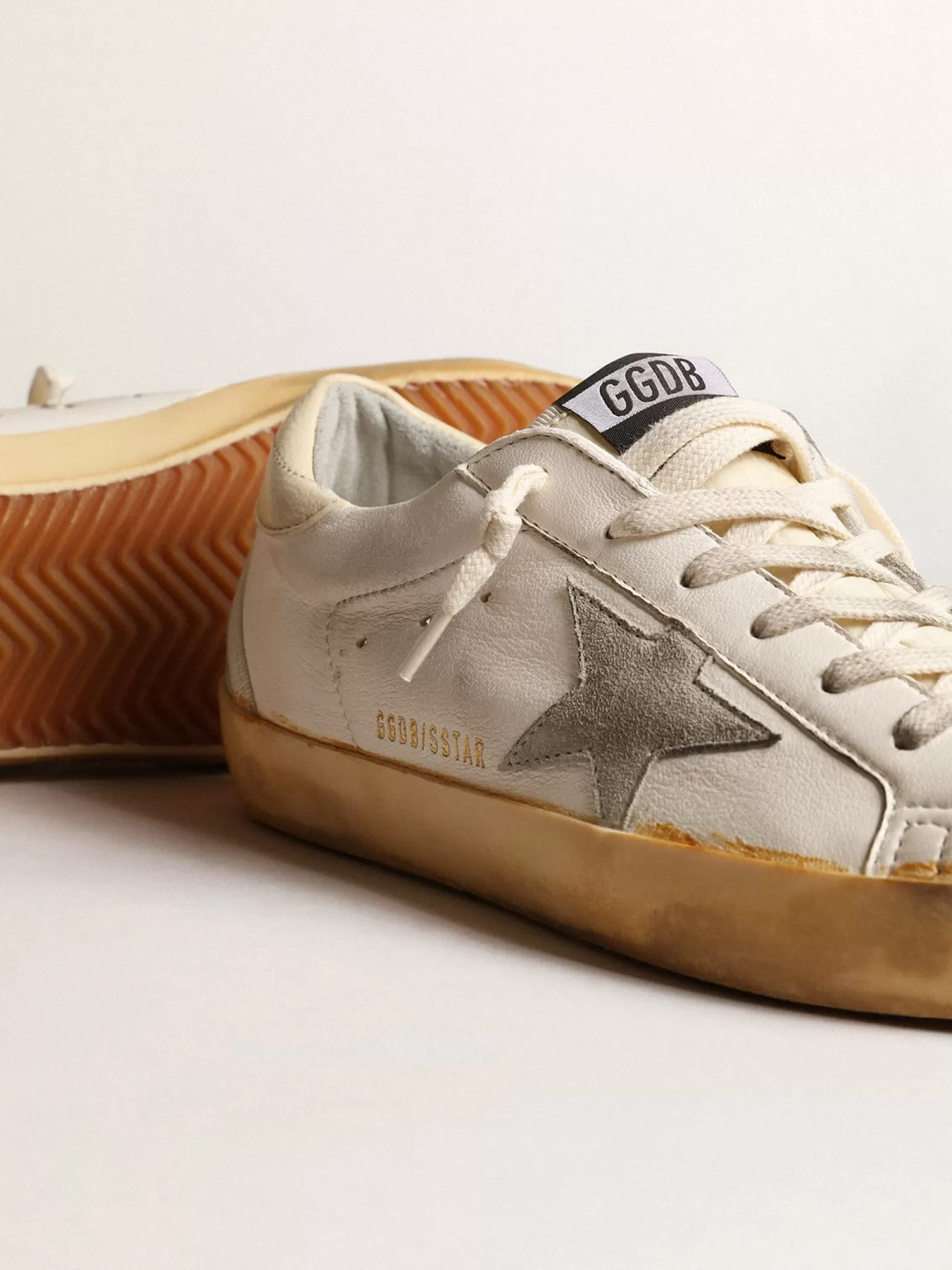 Fashion Super-Star LTD com estrela de suede gelo e talão de PVC MULHER Super-Star