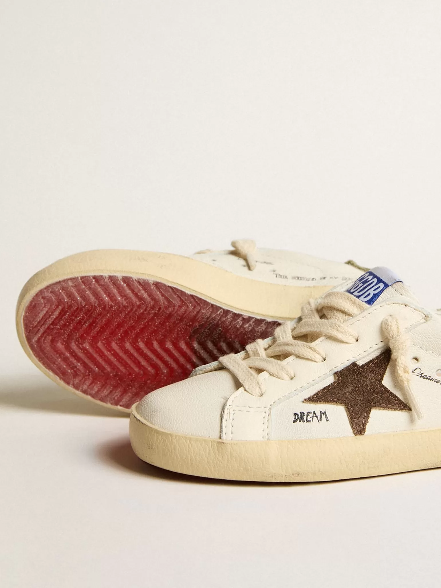 Hot Super-Star Young de napa com estrela de suede e talão verde Meninos (4-10 anos)