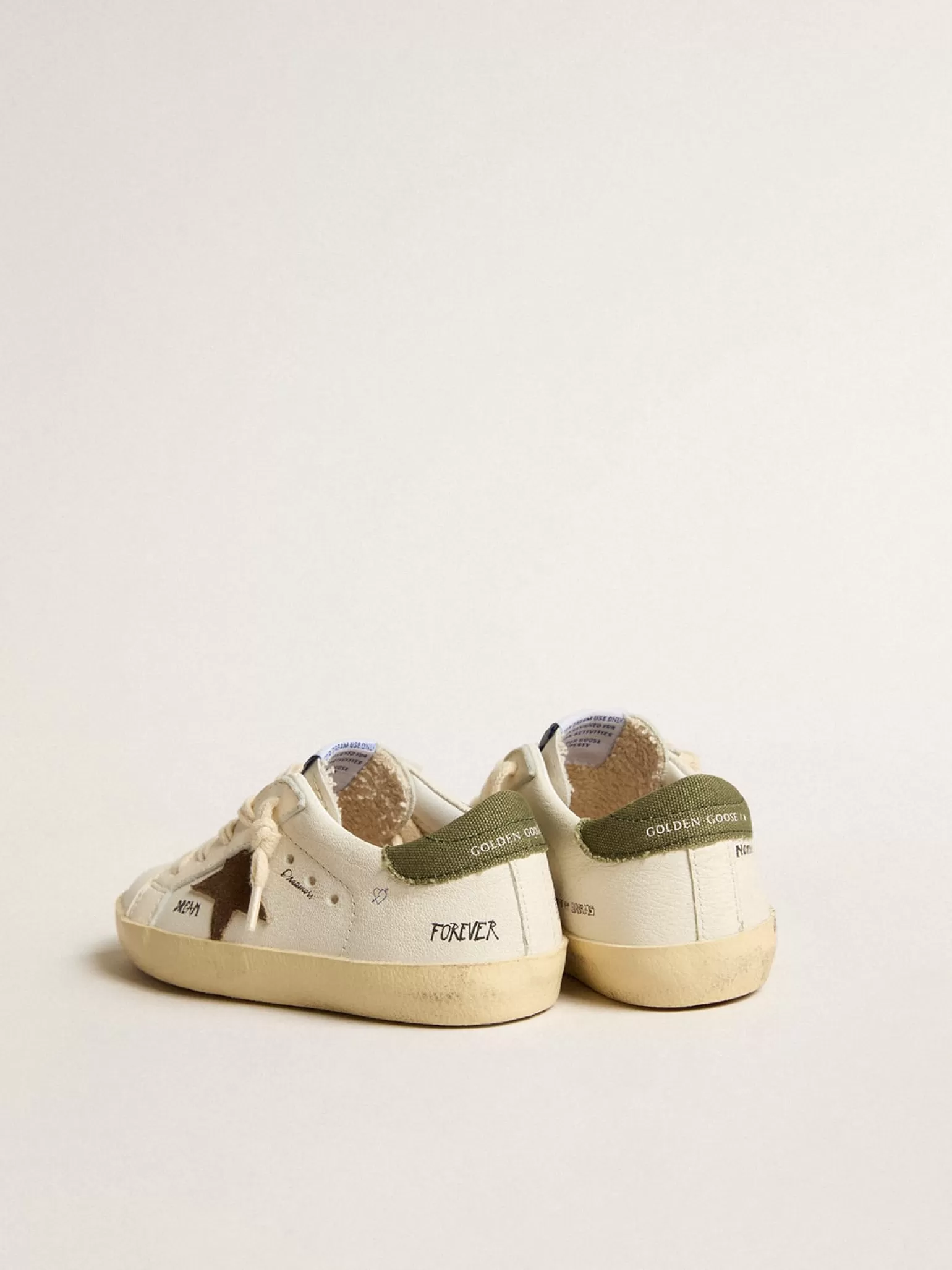 Hot Super-Star Young de napa com estrela de suede e talão verde Meninos (4-10 anos)