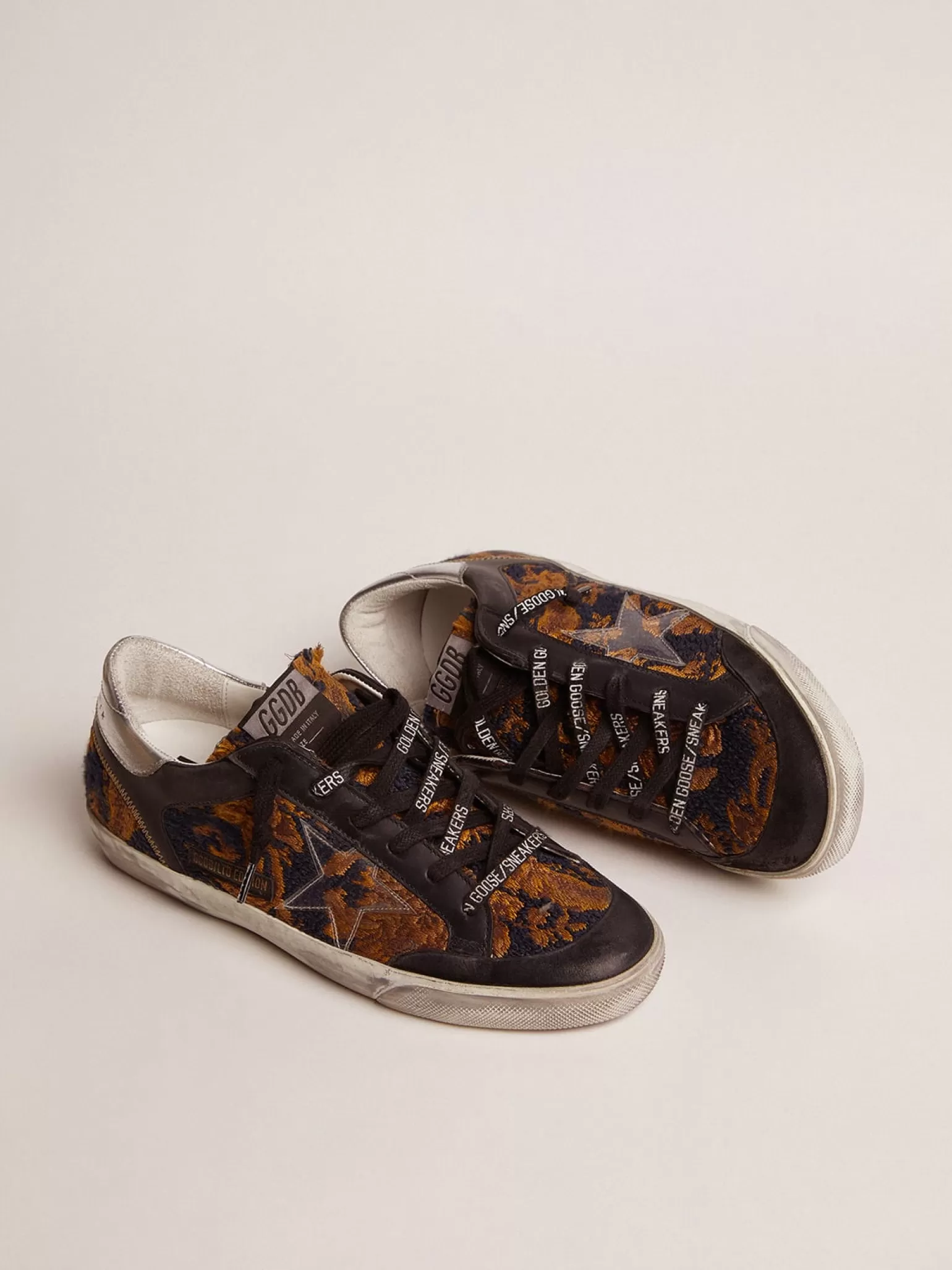 Cheap Tênis Super-Star feminino Penstar LAB de jacquard brocado e estrela de PVC MULHER Super-Star